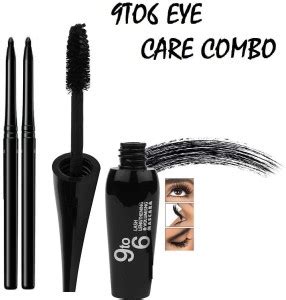 GFSU BOLD BLACK WATER PROOF & LONG LASTING CRAYON KAJAL WITH BLACK ...