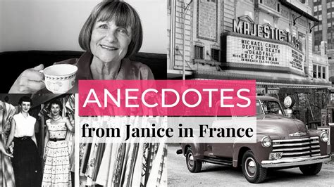 Anecdotes from Janice in France | Coffee Chat with @JaniceInFrance ...