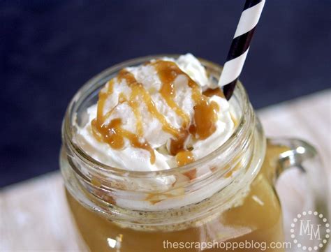Salted Caramel Iced Coffee - The Scrap Shoppe
