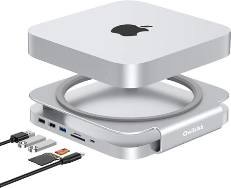 Qwiizlab USB-C Hub Stand with SSD Enclosure, Docking India | Ubuy
