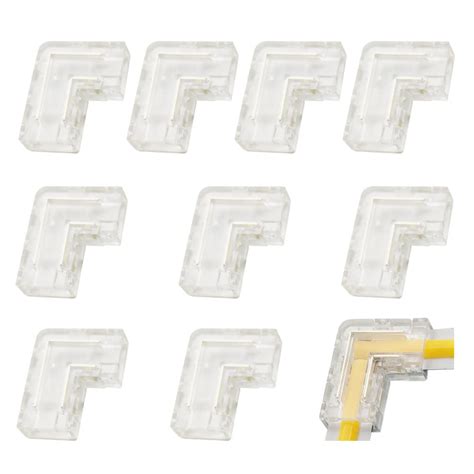 Biantie Lal Shape 10mm 2 Pin Cob Led Strip Connectors | Desertcart INDIA