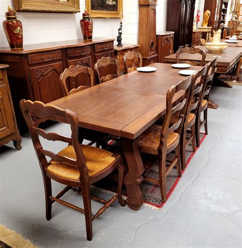 French Oak Spanish Style Farmhouse Table – Moonee Ponds Antiques