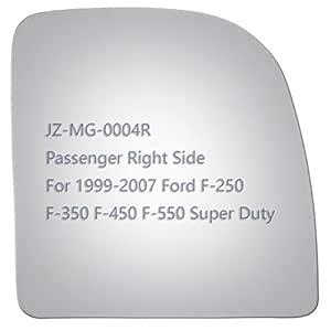 JZSUPER Upper Towing Mirror Glass for 99-07 Ford F250 F350 F450 F550 ...