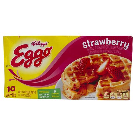 Kellogg's Eggo Strawberry Waffles 350 g Online at Best Price | Lulu UAE
