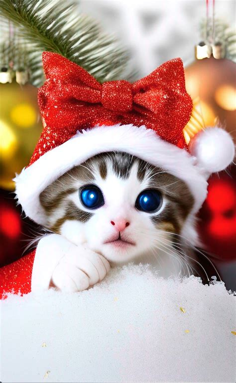 Image result for Python Christmas Kitten