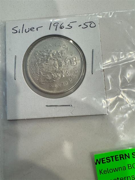 1965 silver 50 Cent piece