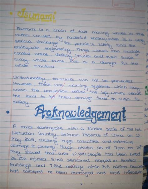 what is the preface of earthquake for project of class 9th - Brainly.in