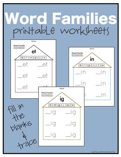 Word Family It Worksheets - paringin-st1