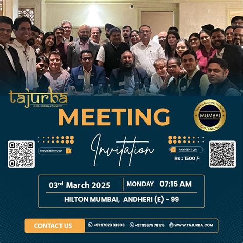 Tajurba Business Network, Hilton Mumbai International Airport, 3 March ...
