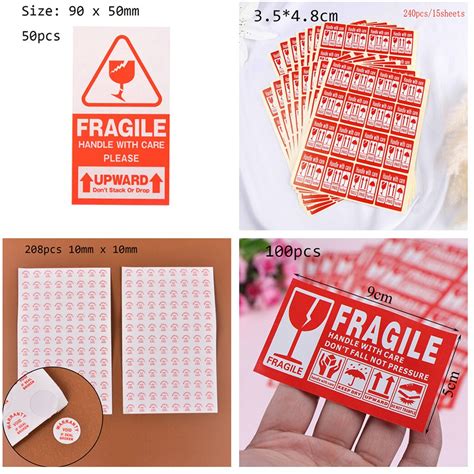Image result for Fragile Sticker Label