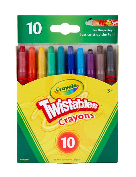 Crayola Mini-Twistables Crayons, 10 Count, Assorted Colors Die besten ...