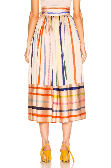 SILVIA TCHERASSI Tomillo Skirt in Pastel Multi | FWRD