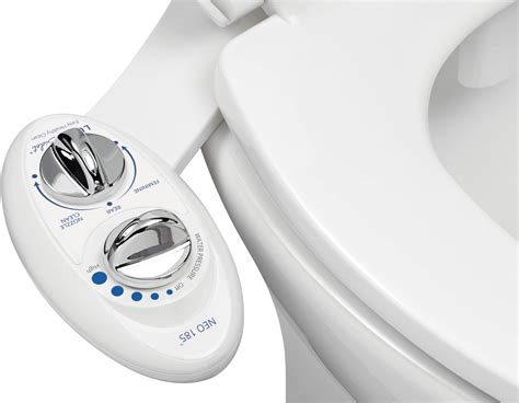 Luxe Bidet Plastic Neo 120 Fresh Water Non-Electric Mechanical Bidet ...
