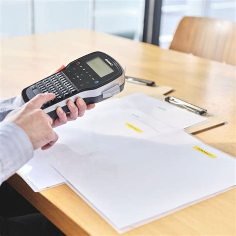 S0720580 Dymo | Dymo Black on Yellow Label Printer Tape, 7 m Length, 12 ...