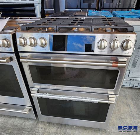 Café 30-inch Slide-In Gas Double Oven with Convection Range in ...