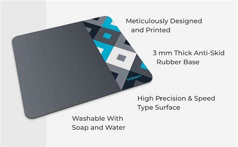 ARTBRIZ® Brizberry Pro-X1 Mouse Pad, Optimised for Speed and Precision ...