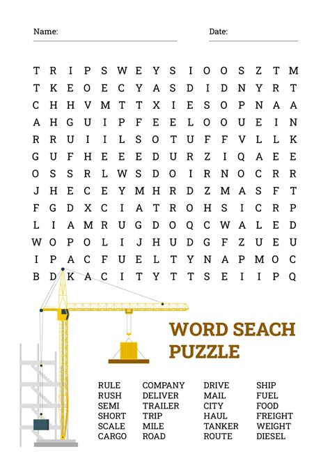 Word Searches Large Print - 10 Free PDF Printables | Printablee