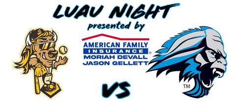 Luau Night presented by American Family Insurance - Sasquatch vs. Bison ...