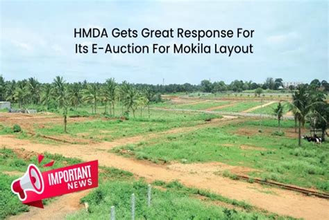 HMDA Wins Triple Price for 50 Mokila Plots e-Auction