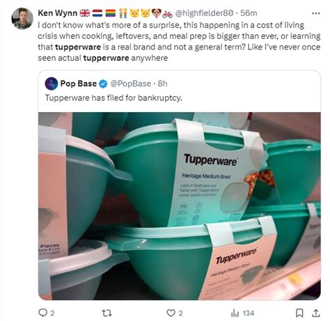 Tupperwares bankruptcy triggers memes as X users share memories of ...