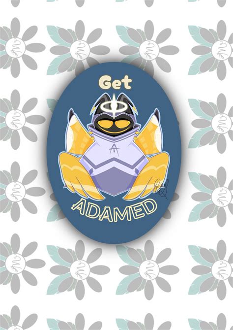 Squished Adam Sticker - Etsy