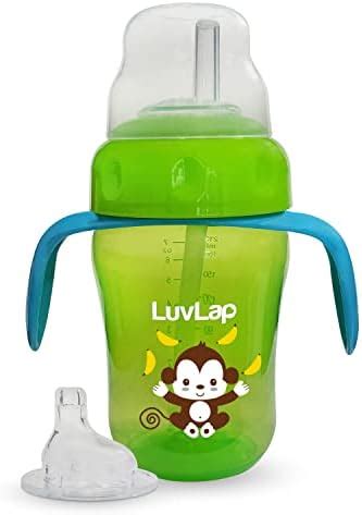 Buy LuvLap Moby Little Spout Sipper for Infant/Toddler, 240ml, Anti ...