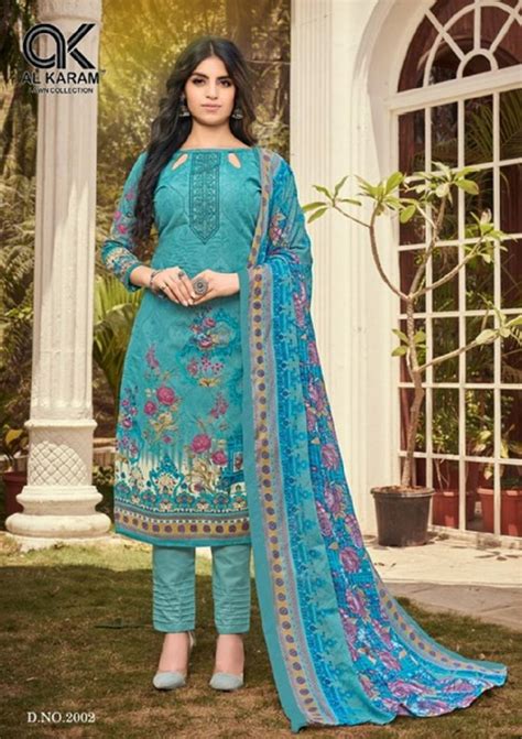 Al Karam Jasmine Vol-2 Cototn Designer Pakistani Dress Material ...