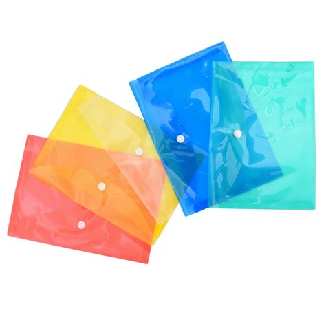 CAMPIO Plastic File Folder for Document Envelope Covers, Resume ...