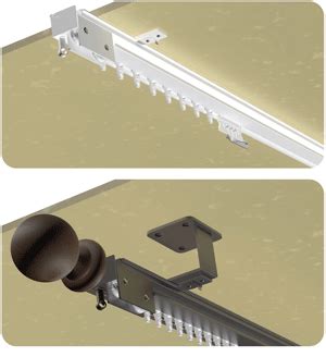Ceiling Mount Traverse Rod Support 的图像结果