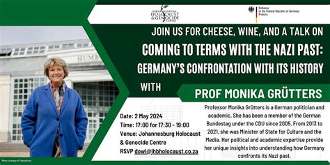 Talk by Prof Monika Grütters, Coming to Terms with the Nazi Past ...