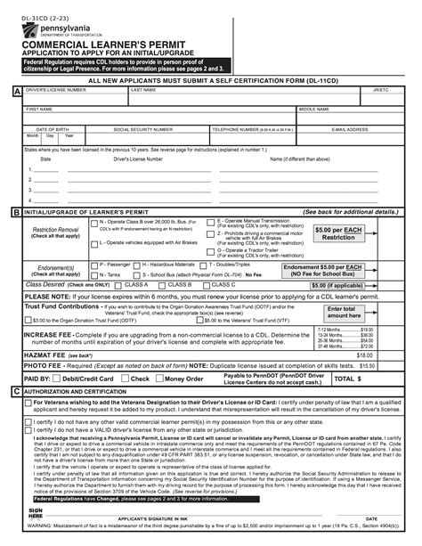 Application For Learner's License Form at Shirl Ketner blog