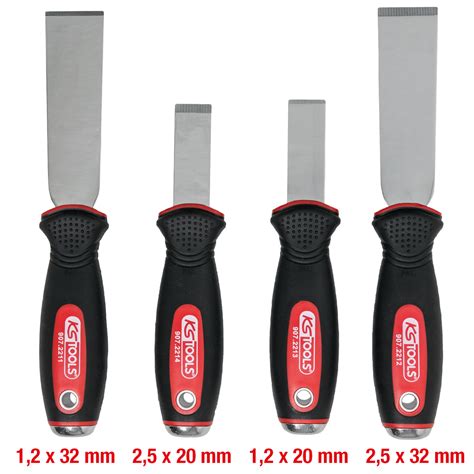 STAINLESS STEEL Chisel scraper set, 4 pcs | Scrapers | Auto glass ...