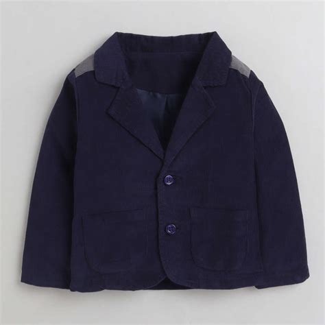 Shop Online Boys Navy Checkered Shirt, Blazer And Pant Set at ₹1673