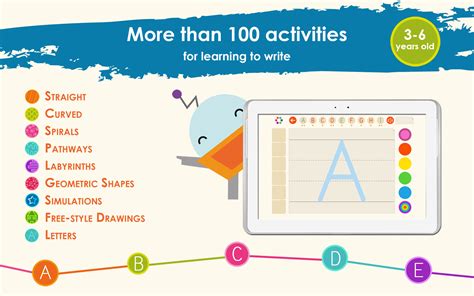 Lines & uppercase letters workbook, tracing worksheets with graphomotor ...