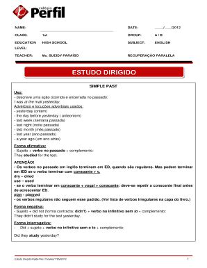 Fillable Online SIMPLE PAST Fax Email Print - pdfFiller