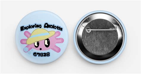 Exploring Axolotls Team Buttons by Byte Builders Coding Club | 57 mm ...