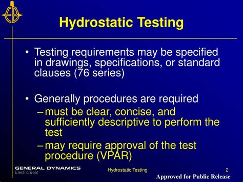Image result for Hydrostatic Testing Procedure
