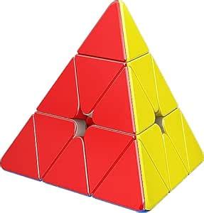 D ETERNAL MFJS Magnetic Pyraminx Pyramid Cube 3x3 High Speed Triangle ...