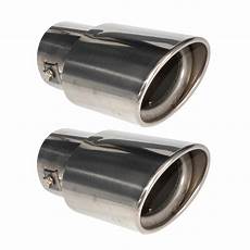 Subaru Muffler by 2pcs 2 5 Quot 63mm Chrome Exhaust Muffler Tip Pipe For Subaru Muffler