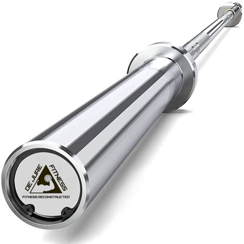 Buy De Jure Fitness CNC Chrome Barbell Rod 7.2 feet, Standard Weight ...