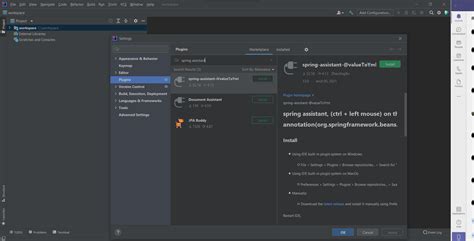 Image result for How Install a Plugin Spring Assistant in IntelliJ