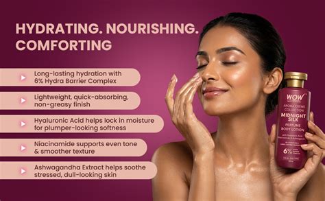 Buy WOW Skin Science Midnight Silk Perfume Body Lotion | Aroma Crème ...