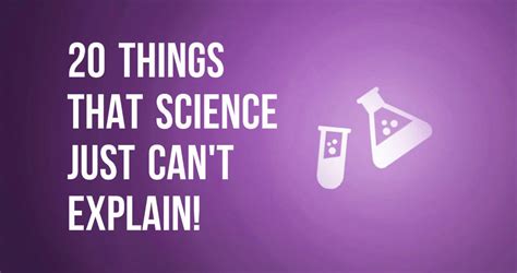 Image result for Science Cannot Explain