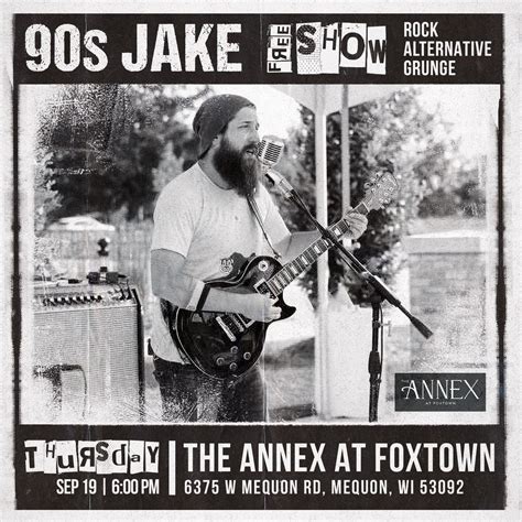 90s Jake is Back at The Annex at Foxtown - Mequon, The Annex at Foxtown ...