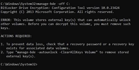 Image result for Command Prompt to Disable BitLocker