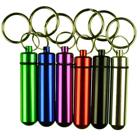 Shop for and Buy Long Pill Holder Keychain at Keyring.com. Large ...