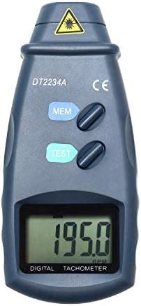 QWORK Digital Tachometer, 2.5~99,999 RPM Accuracy, for Measuring Motors ...