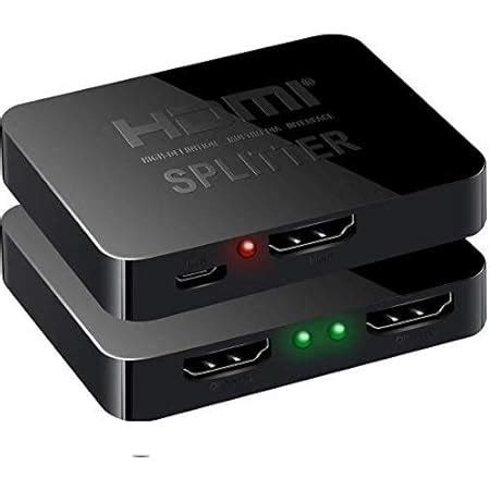 Terabyte 1x2 HDMI Splitter 2 Ports, HDMI Splitter 1 in 2 Out, Supports ...