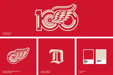 Detroit Red Wings unveil centennial logo; here are celebratory events