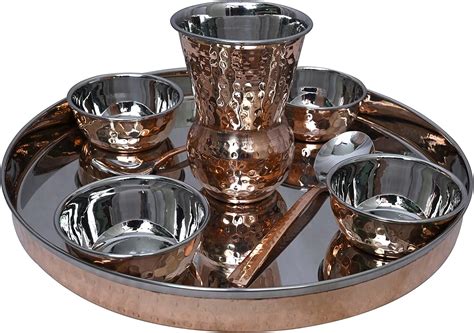 Indian Dinnerware Stainless Steel Copper Traditional India | Ubuy